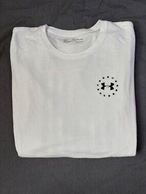 🔥 UNDER ARMOUR Freedom Flag Long Sleeve | Size 2XL | Loose Fit